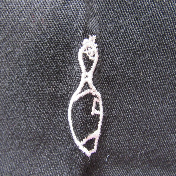 Retro Bowling Shirt Cruisin USA SM Button Down Orange & Black Rockabilly - Picture 6 of 7